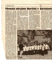 Pěvecké sdružení Martinů v Barceloně